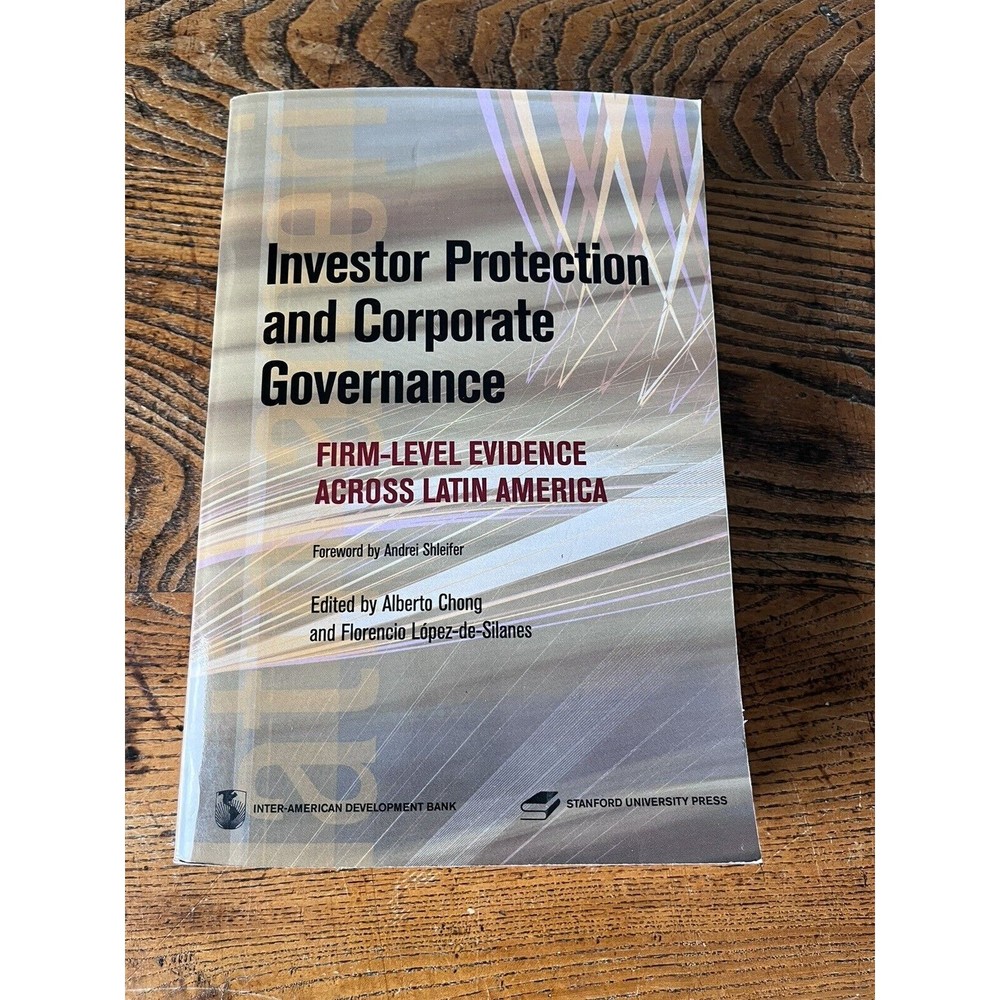 Investor Protection and Corporate Governance Alberto Chong  (Paperback)